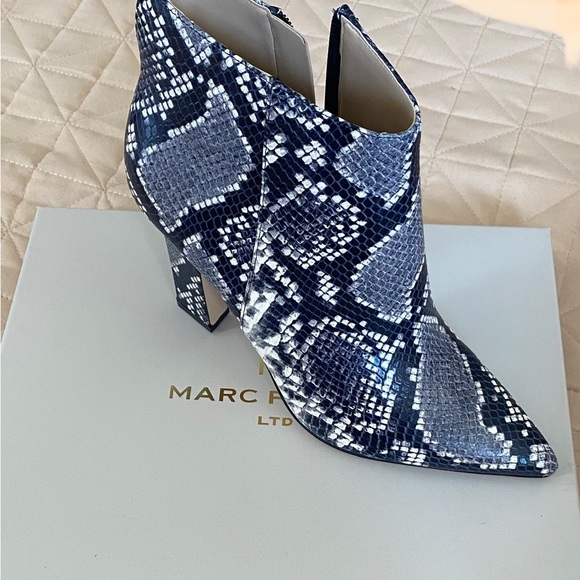 Marc Fisher LTD – Mella Snake Embossed Bootie (9M) - Picture 2 of 4